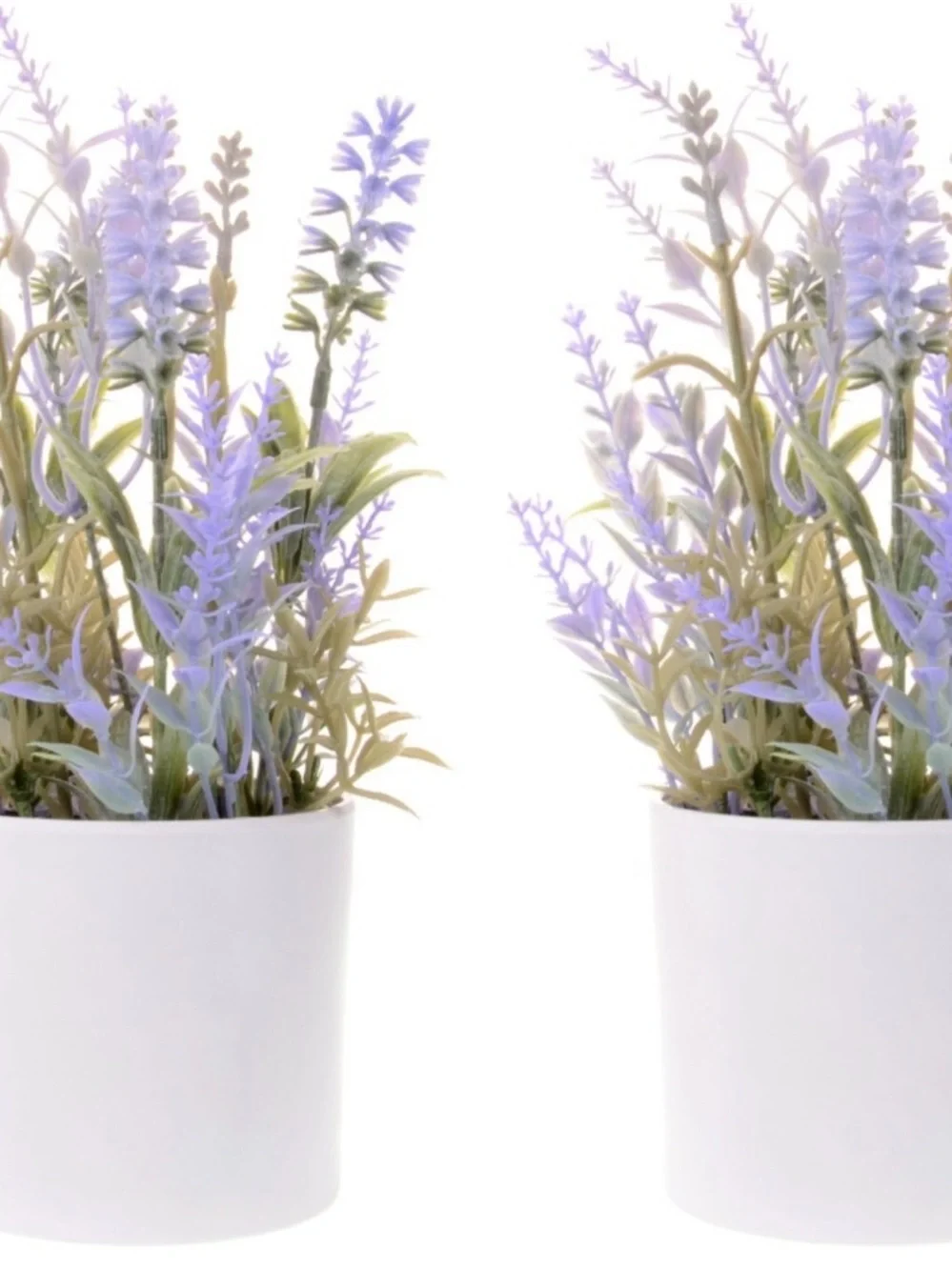 NWT Threshold Potted Faux Plant Lavender 3-3/4 x 10 Set of 3